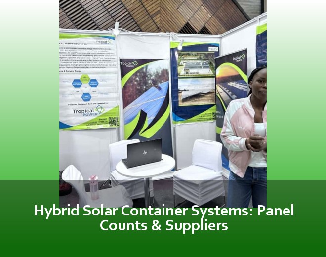 Hybrid Solar Container Systems: Panel Counts & Suppliers